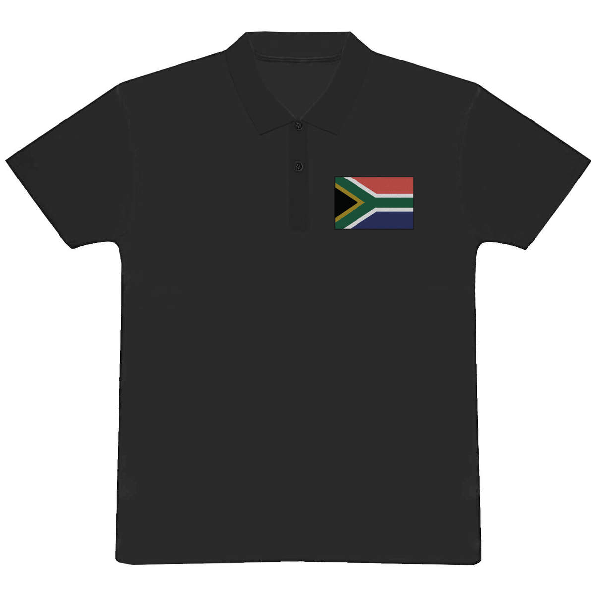 'South Africa Flag' Adult Polo Shirt / T-Shirt (PL023116)