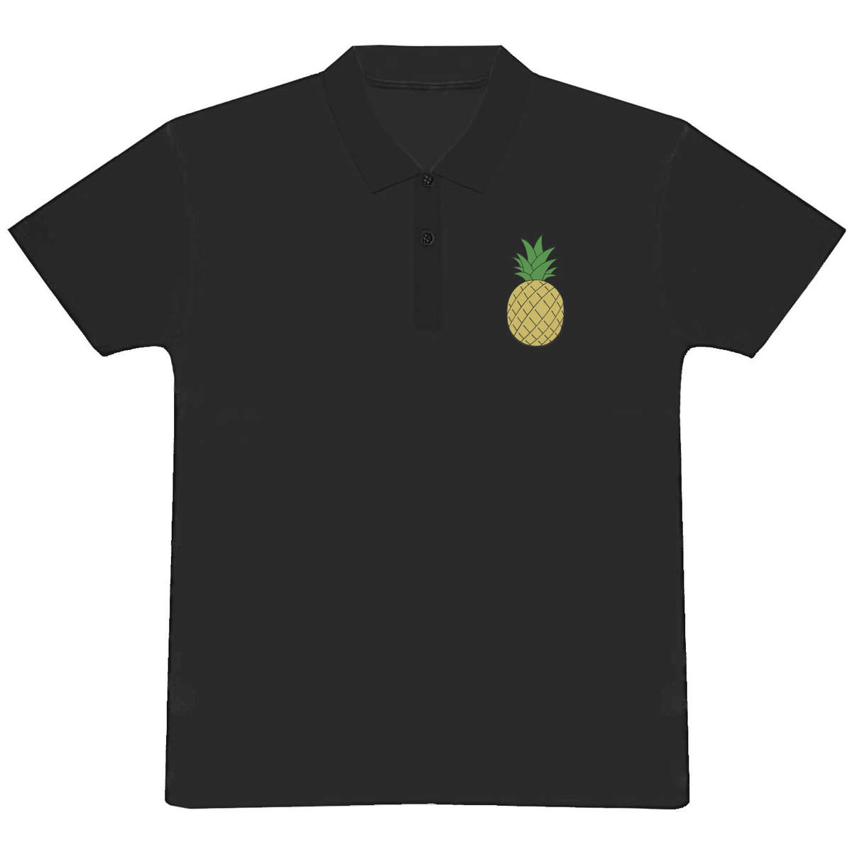 'Pineapple' Adult Polo Shirt / T-Shirt (PL023858)