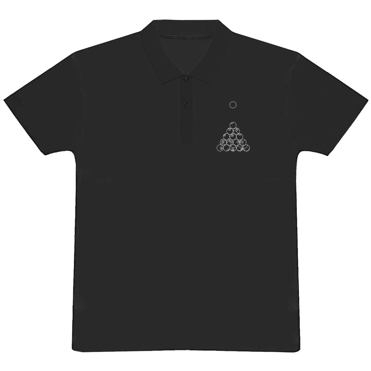 'Pool Balls' Adult Polo Shirt / T-Shirt (PL025605)