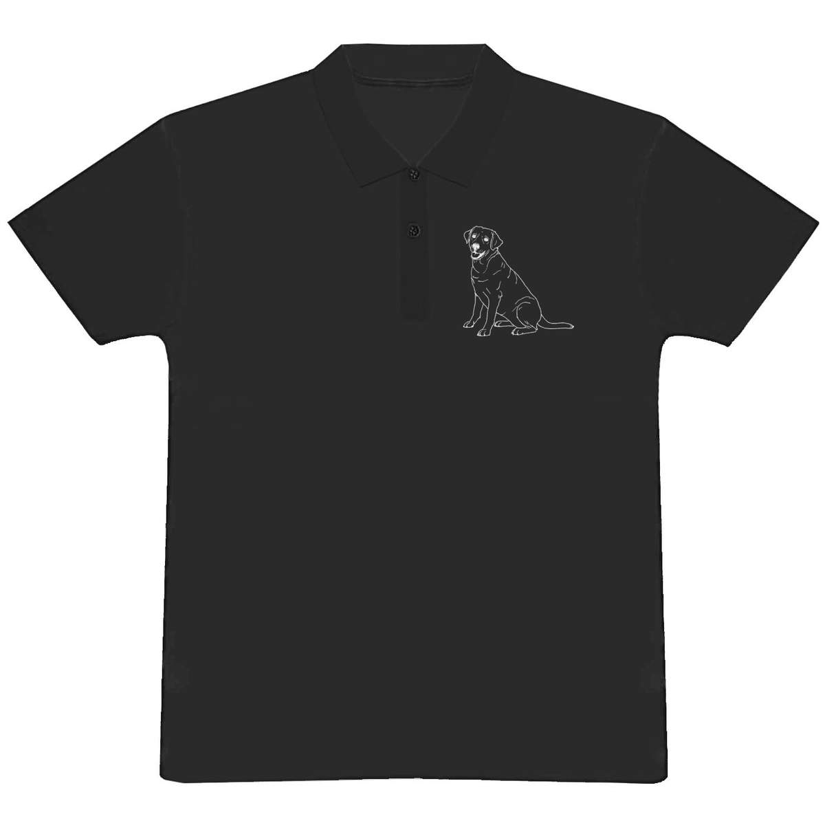 'Labrador' Adult Polo Shirt / T-Shirt (PL028660)