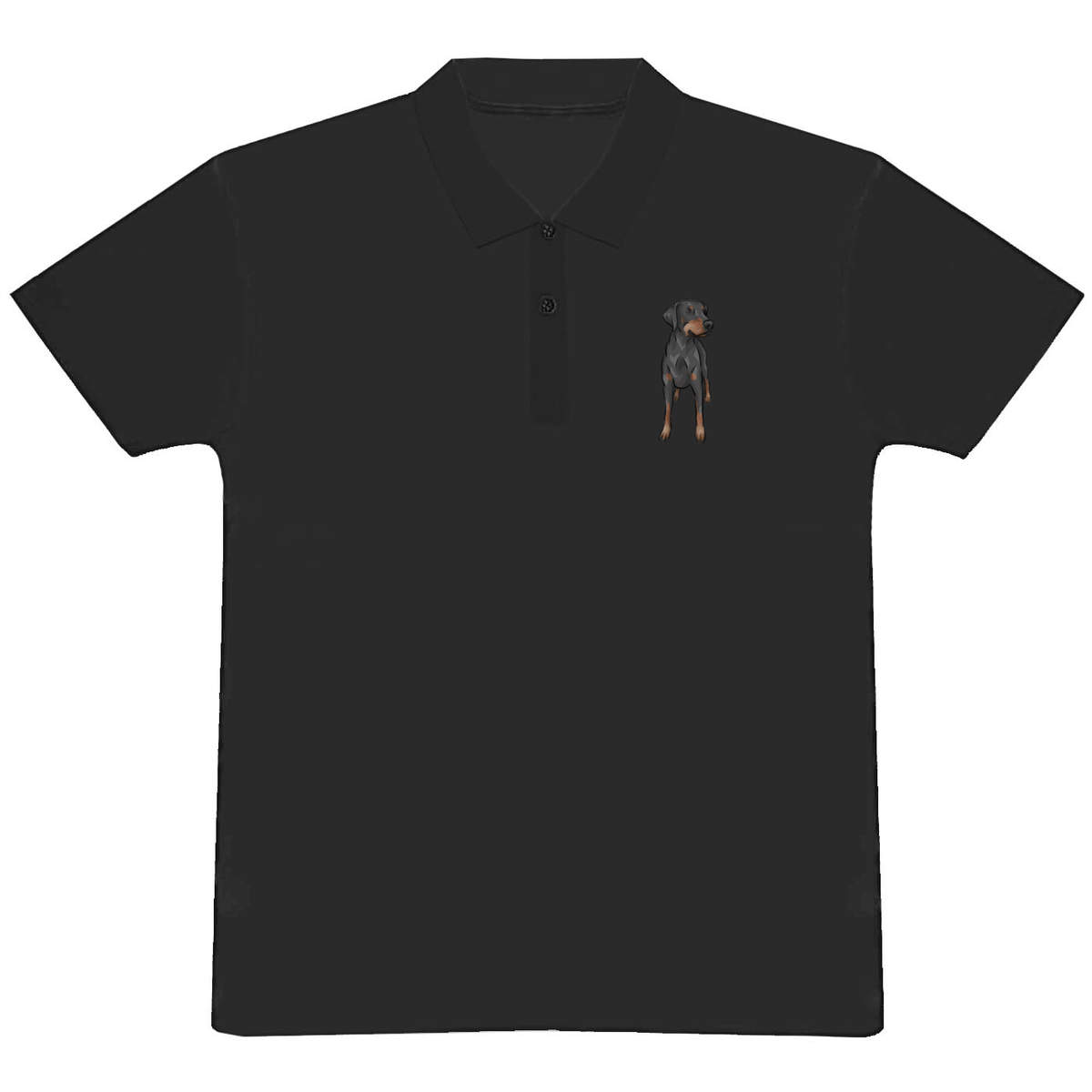 'Doberman' Adult Polo Shirt / T-Shirt (PL031321)