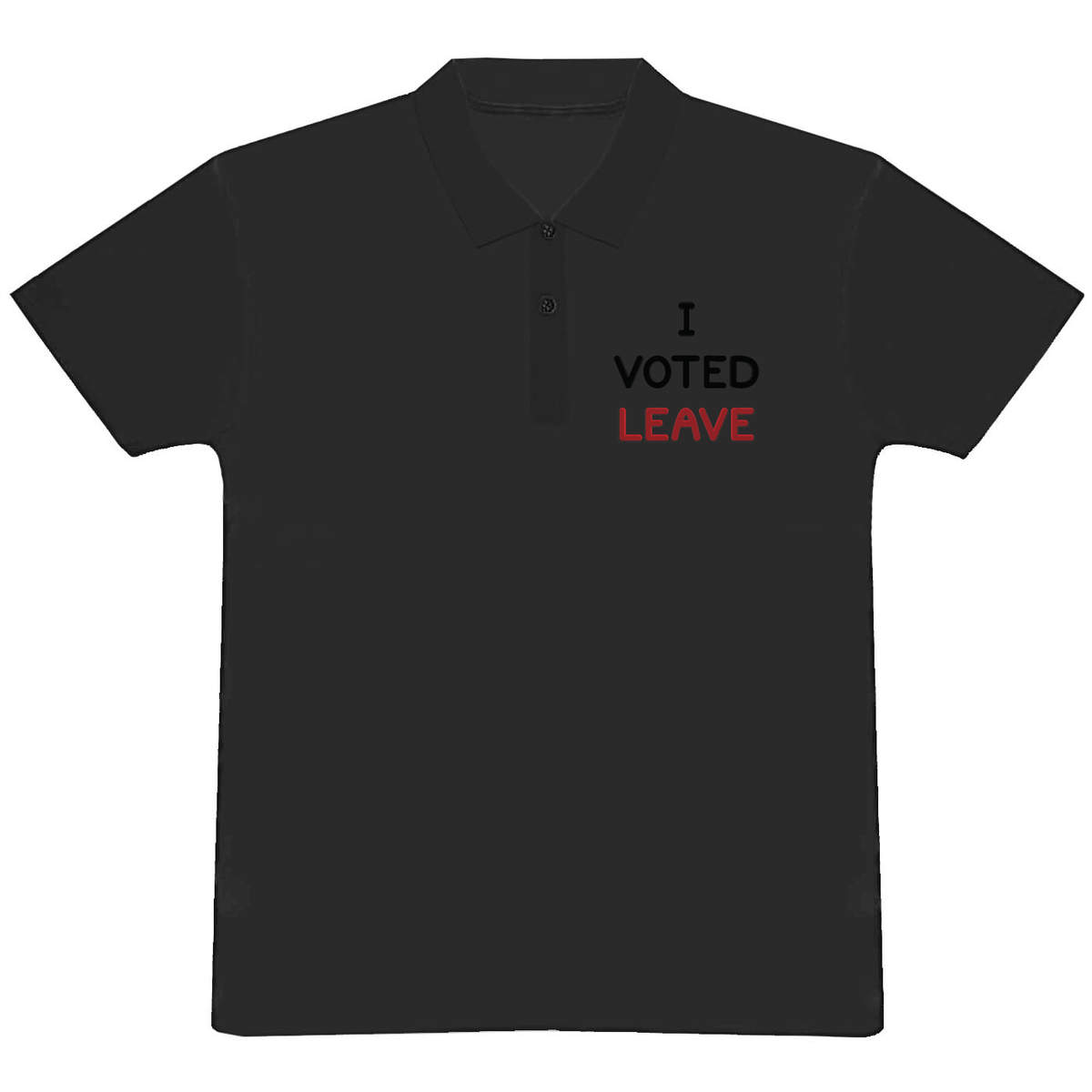 'I Voted Leave' Adult Polo Shirt / T-Shirt (PL032709)