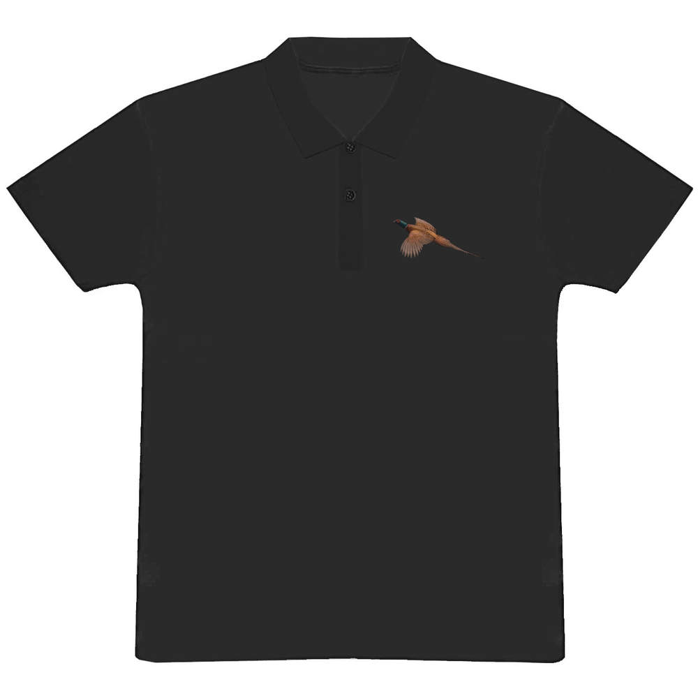 'Flying Pheasant' Adult Polo Shirt / T-Shirt (PL035353) - Picture 4 of 8