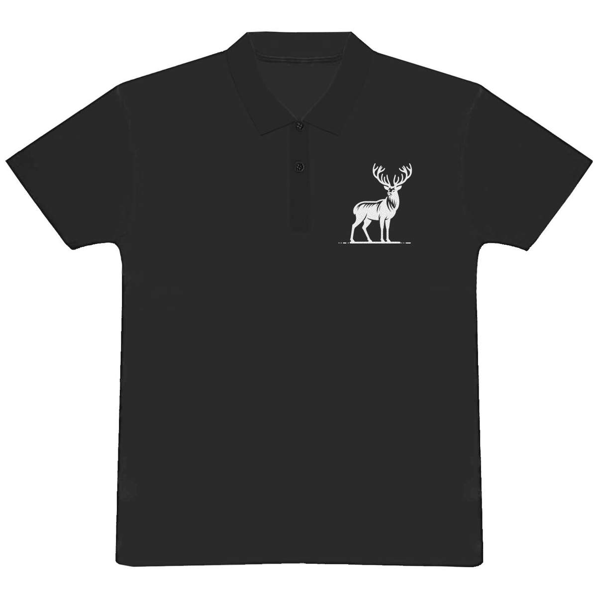 'Majestic Stag' Adult Polo Shirt / T-Shirt (PL047054)