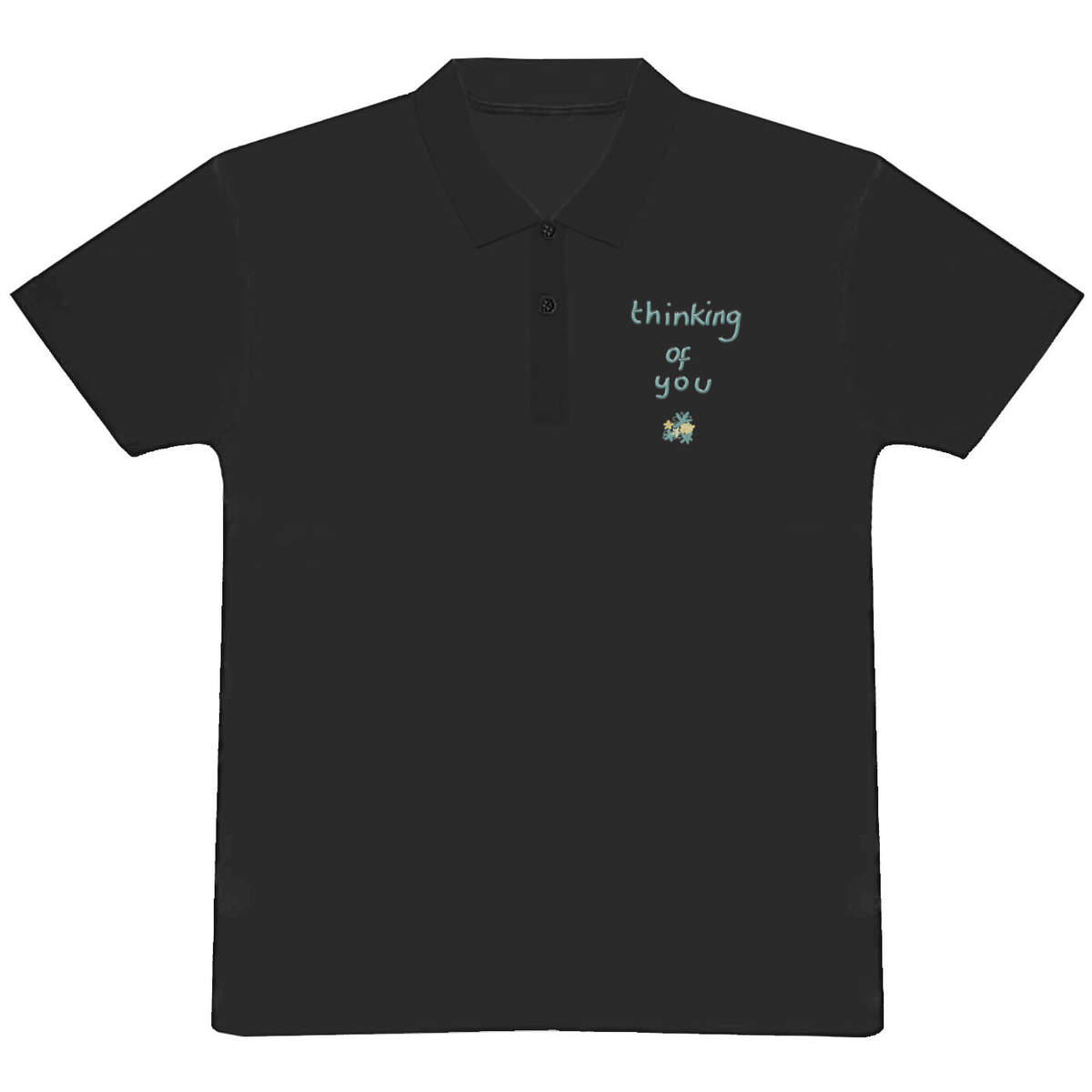 'Thinking Of You ' Adult Polo Shirt / T-Shirt (PL048087)