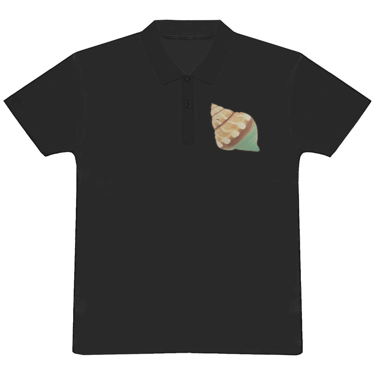 'Simple Seashell' Adult Polo Shirt / T-Shirt (PL054009)