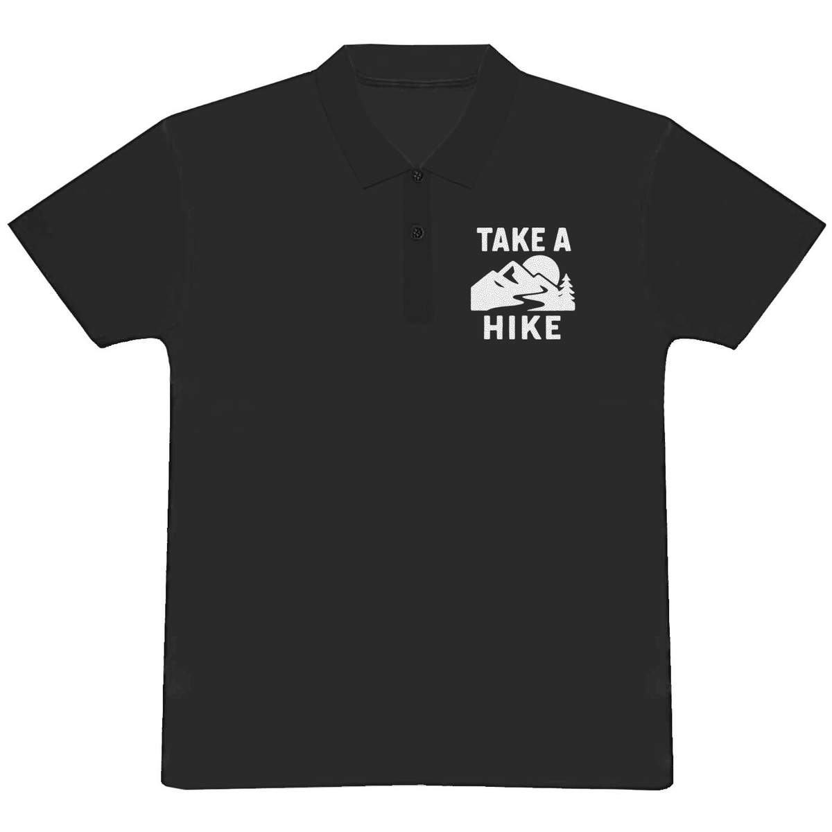 'Take a Hike Mountains' Adult Polo Shirt / T-Shirt (PL055354)