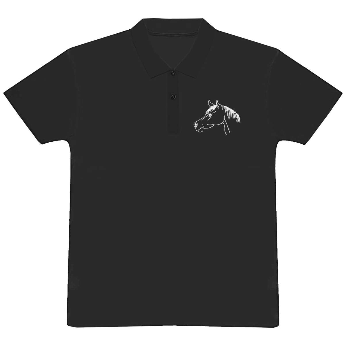 'Horse Head' Adult Polo Shirt / T-Shirt (PL056319)