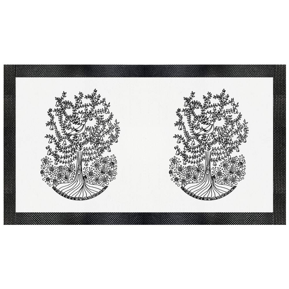 'Partridge In A Pear Tree' Pet Feeding Mat (PM00001911)