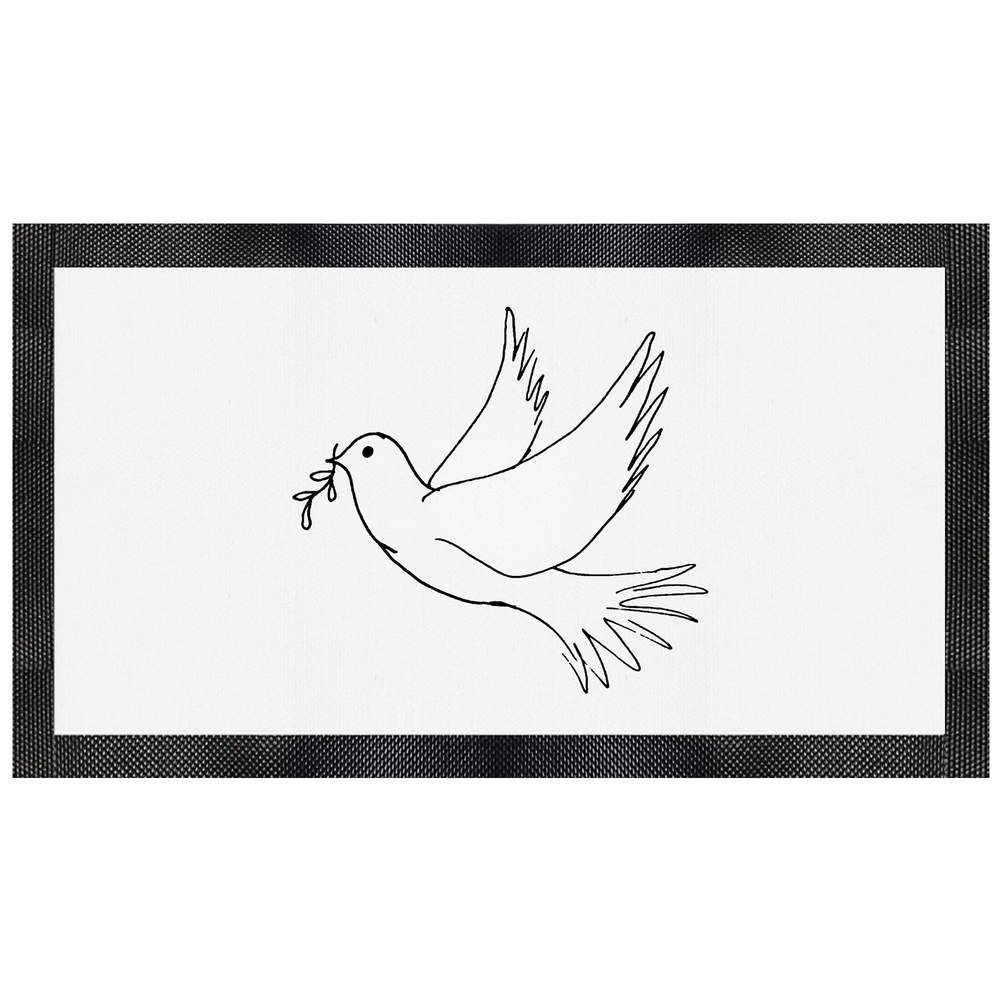 'Dove In Flight' Pet Feeding Mat (PM00002536)