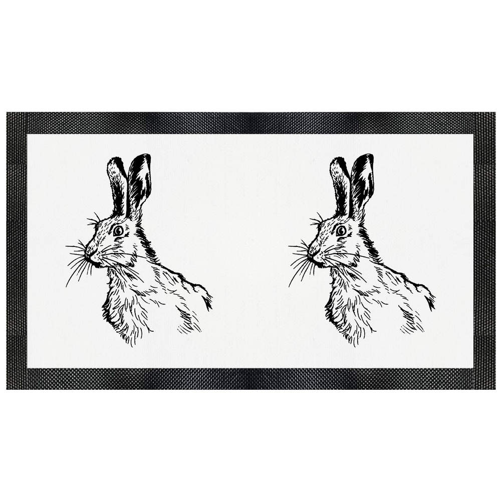 'Curious Rabbit' Pet Feeding Mat (PM00003016)