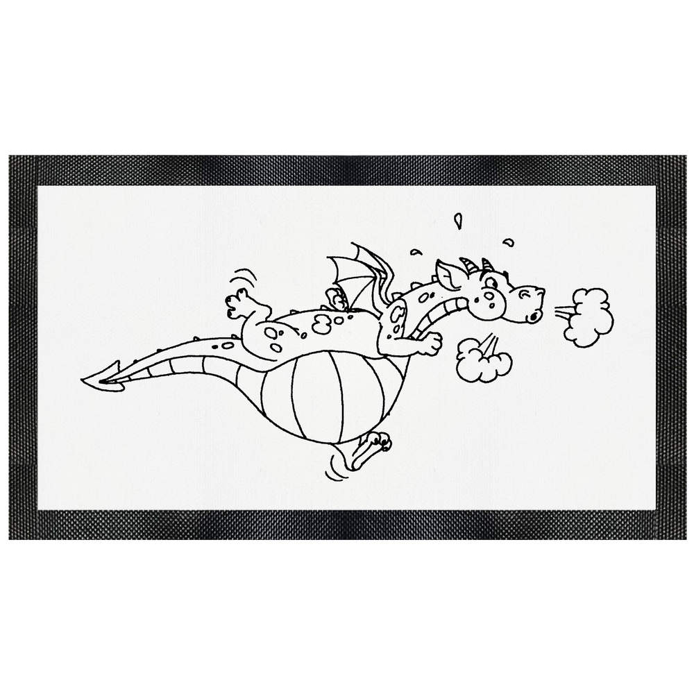 'Running Dragon' Pet Feeding Mat (PM00003071)