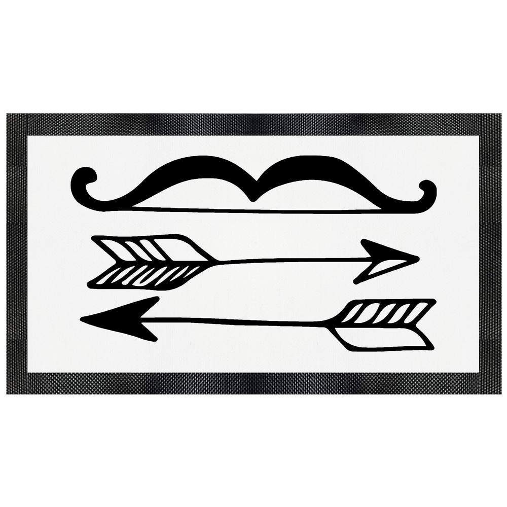 'Bow & Arrows' Pet Feeding Mat (PM00004323)