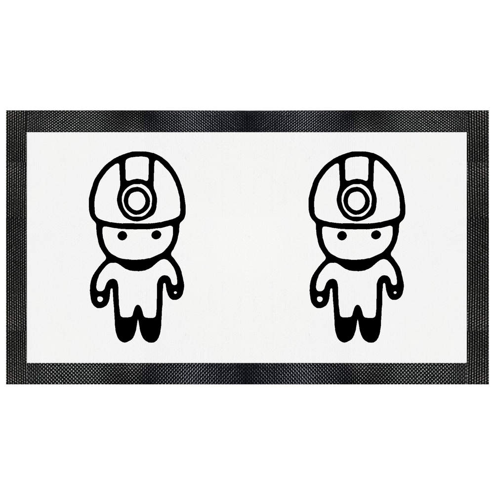 'Miner Cartoon' Pet Feeding Mat (PM00005143)