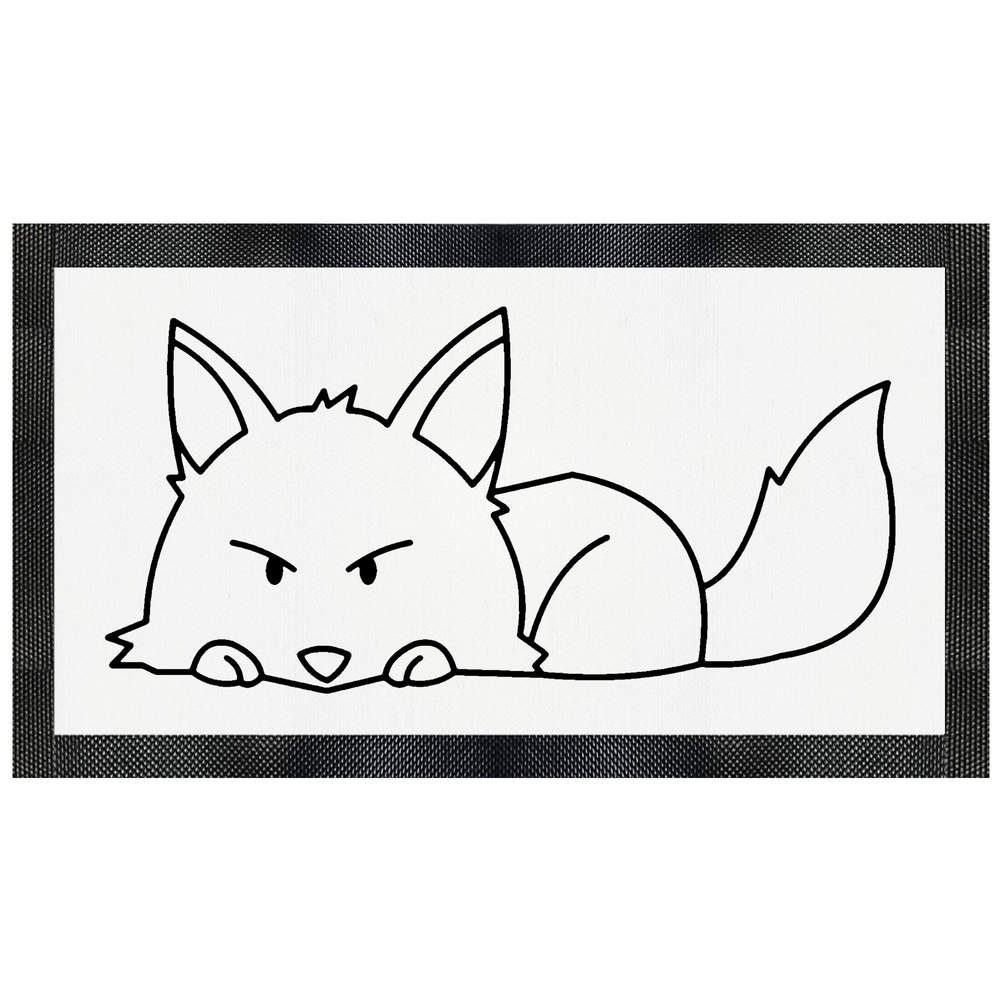 'Cute Wolf' Pet Feeding Mat (PM00005950)