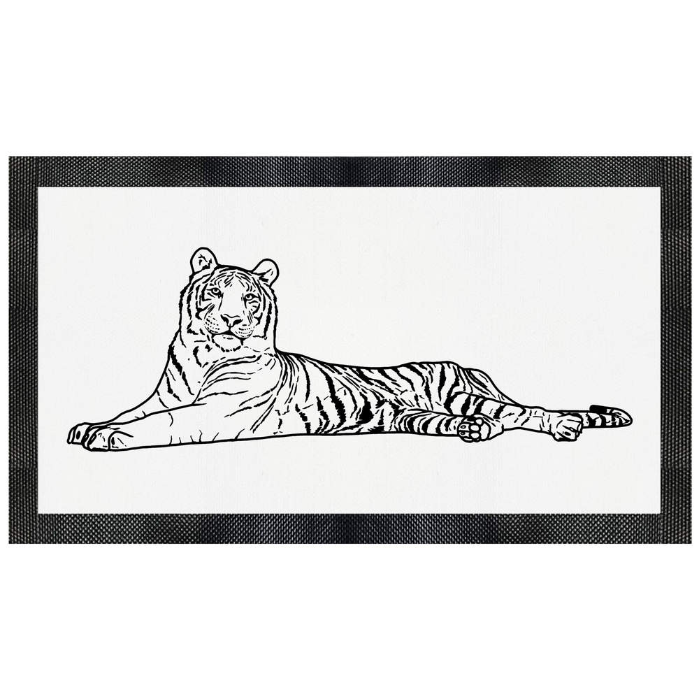 'Resting Tiger' Pet Feeding Mat (PM00013342)