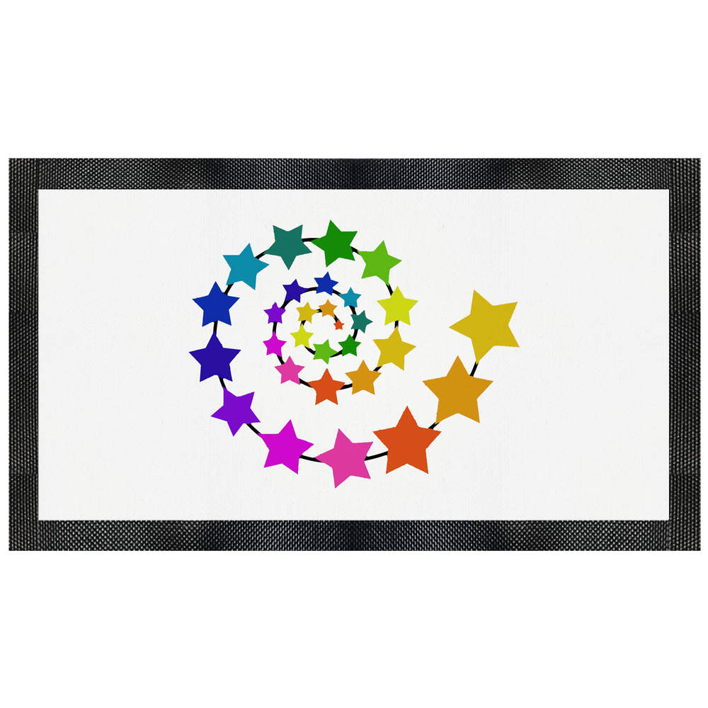 'Rainbow Stars' Pet Feeding Mat (PM00013477)