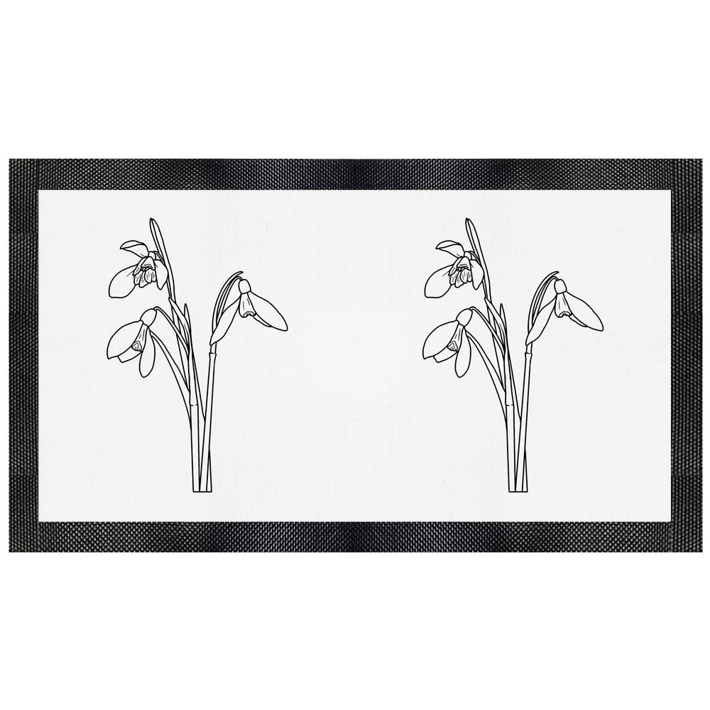 'Winter Snowdrops' Pet Feeding Mat (PM00013763)