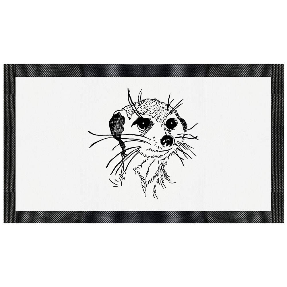 'Meerkat Head' Pet Feeding Mat (PM00014182)