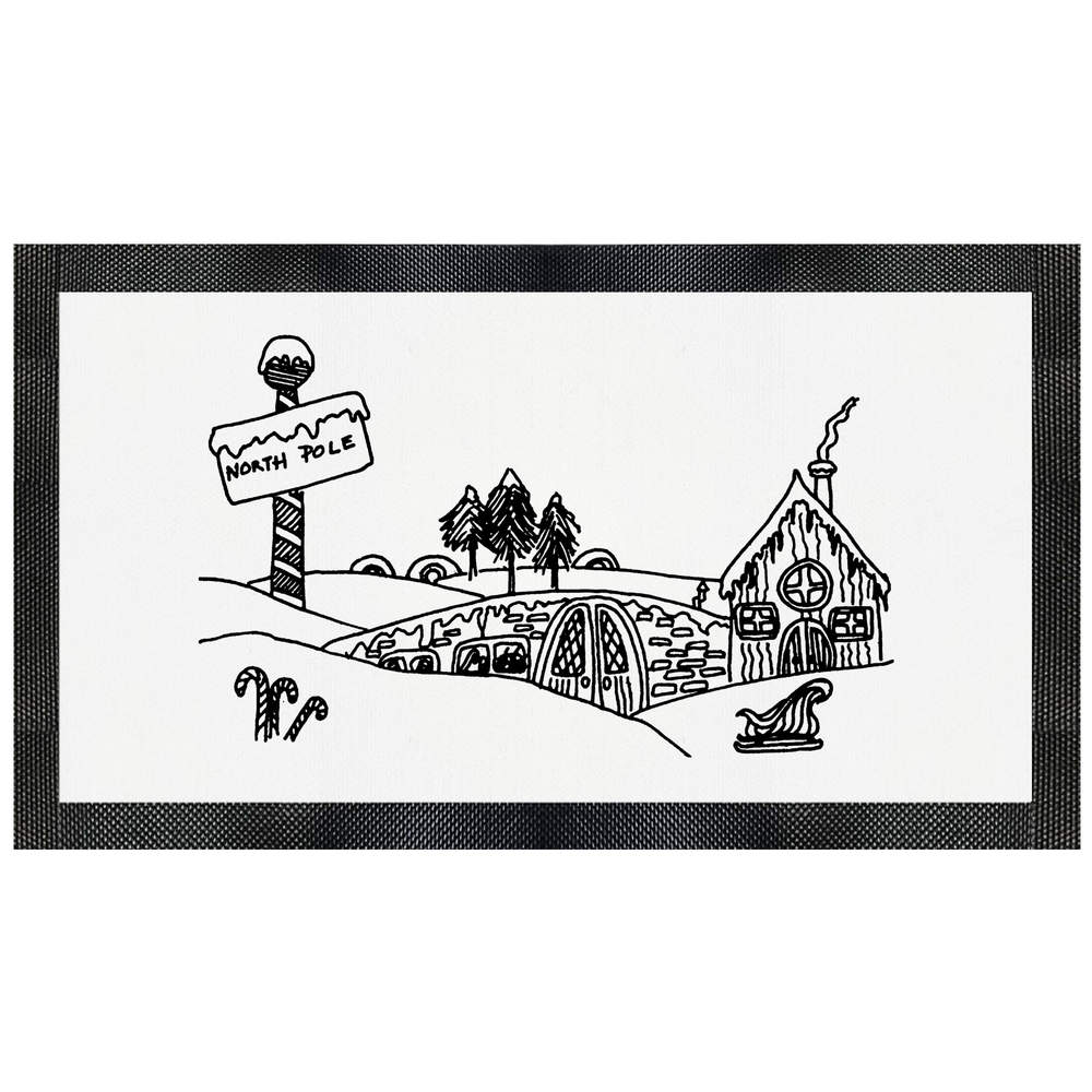 'The North Pole' Pet Feeding Mat (PM00014933)