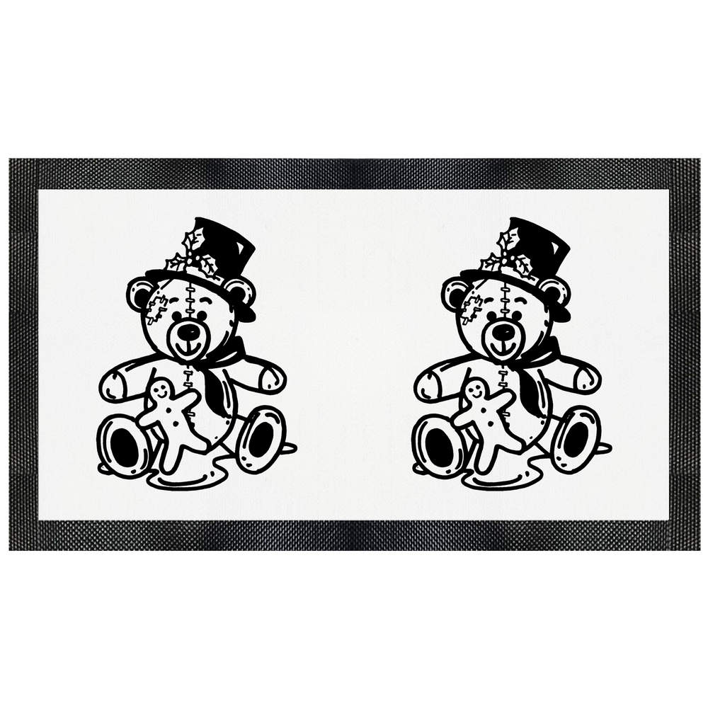 'Christmas Teddy Bear' Pet Feeding Mat (PM00015095)