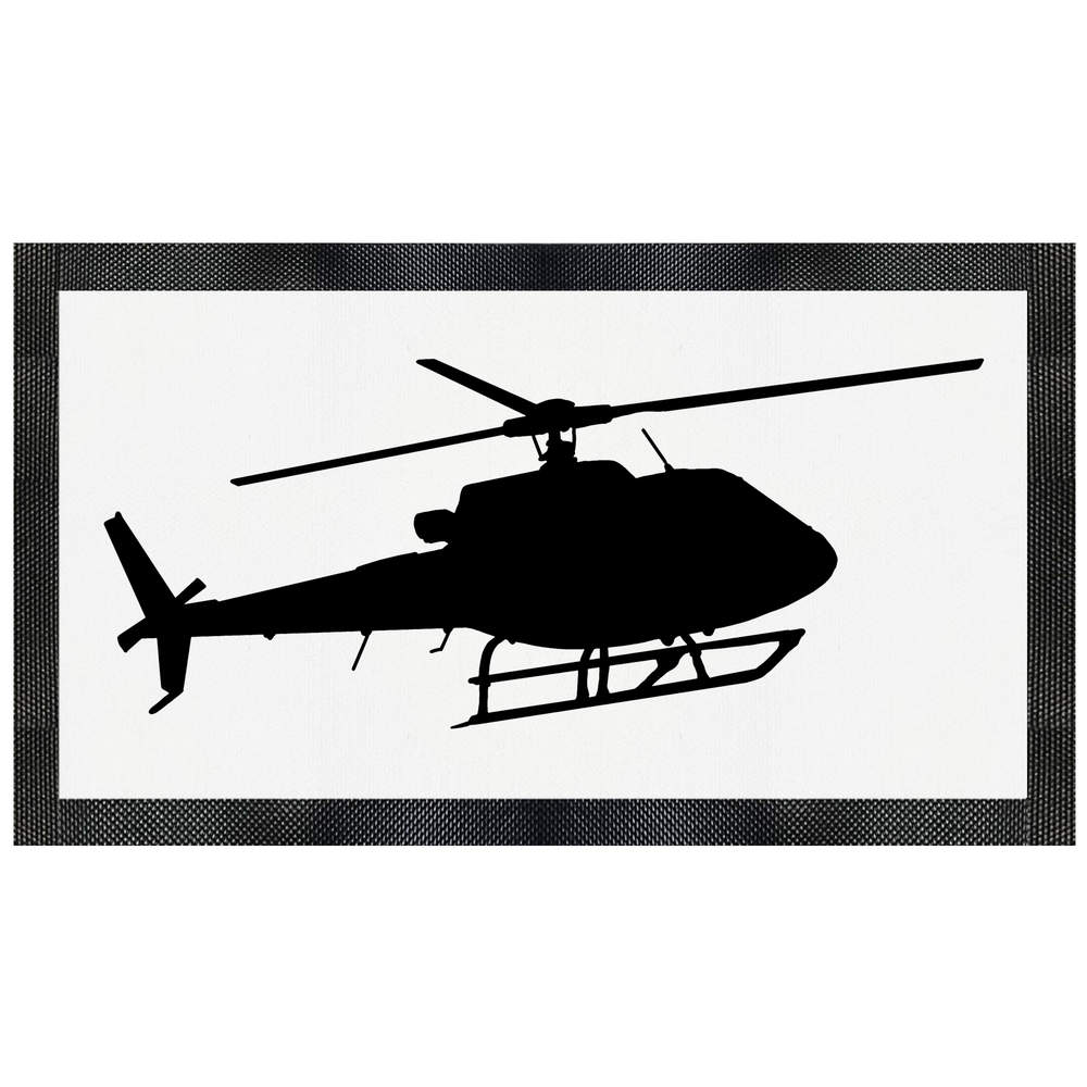 'Helicopter Silhouette' Pet Feeding Mat (PM00016134)