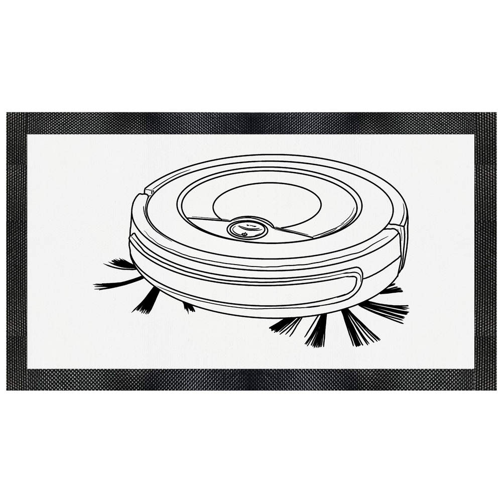 'Robot Vacuum' Pet Feeding Mat (PM00017758)