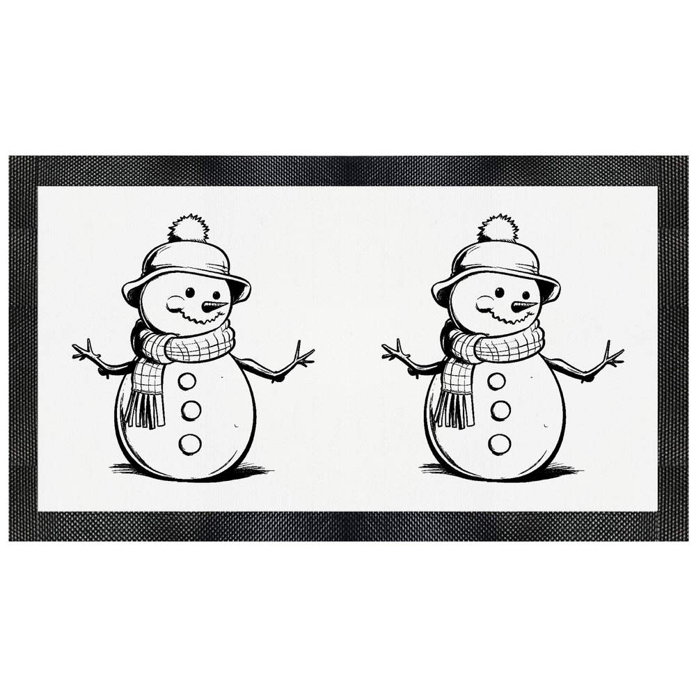 'snowman' Pet Feeding Mat (PM00017991)