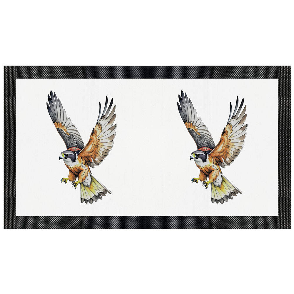 'Falcon Ready To Catch Its Prey' Pet Feeding Mat (PM00021900)