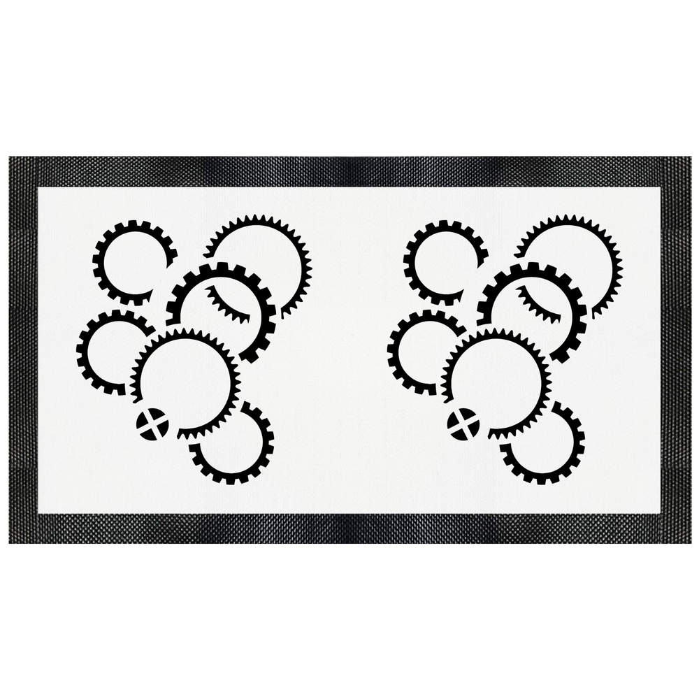 'Cog Wheels' Pet Feeding Mat (PM00025031)