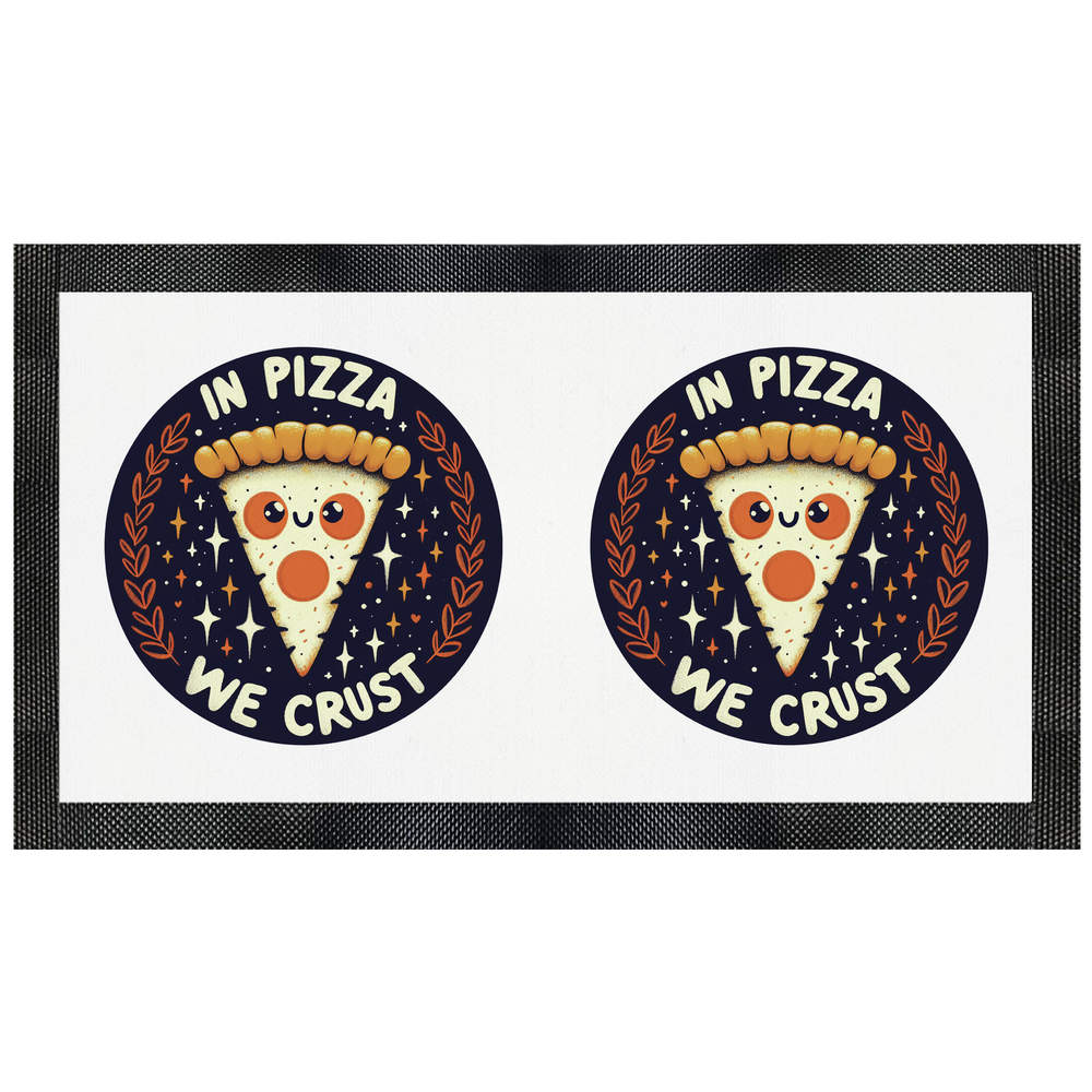 'In Pizza We Crust' Pet Feeding Mat (PM00025920)