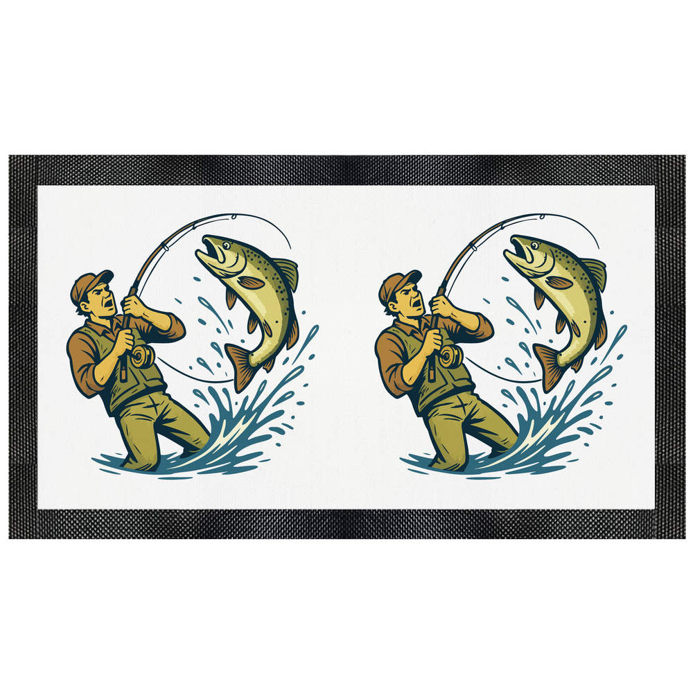'Fisherman Big Catch' Pet Feeding Mat (PM00030148)