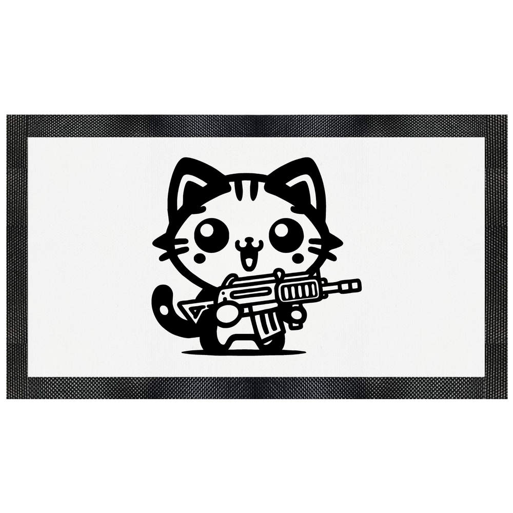 'Commando Cat' Pet Feeding Mat (PM00030916)