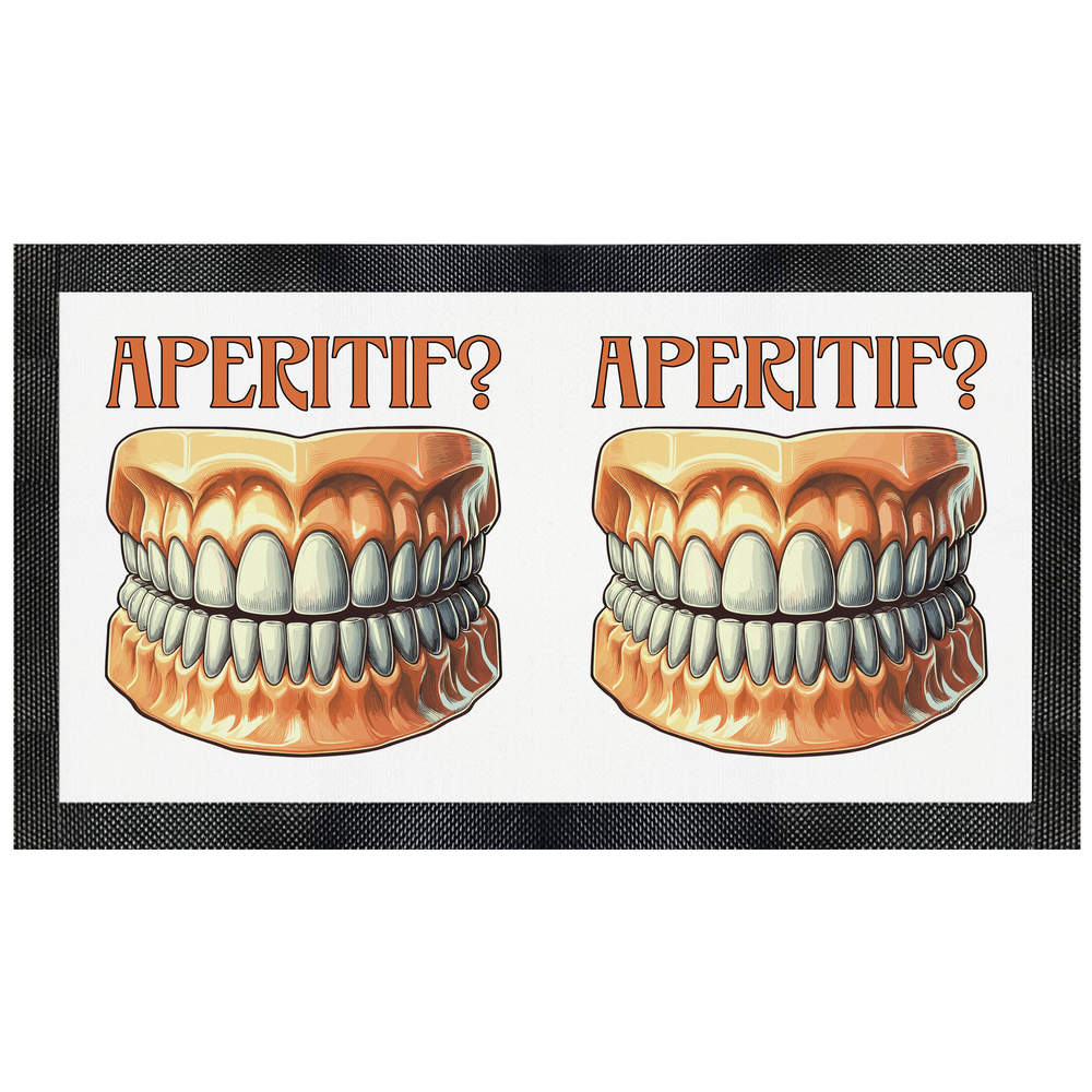 'Funny False Teeth' Pet Feeding Mat (PM00031802)