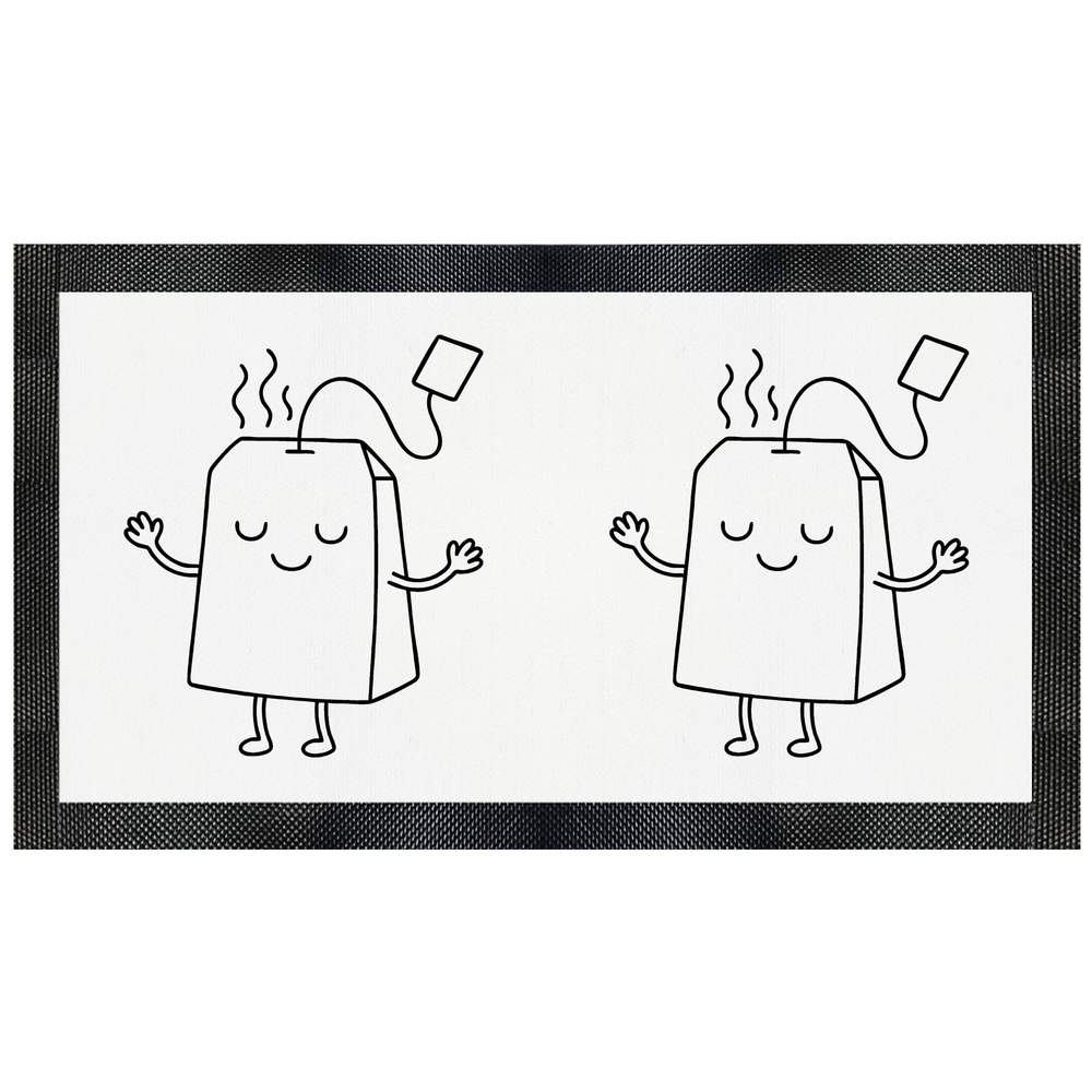'Happy Teabag' Pet Feeding Mat (PM00032068)