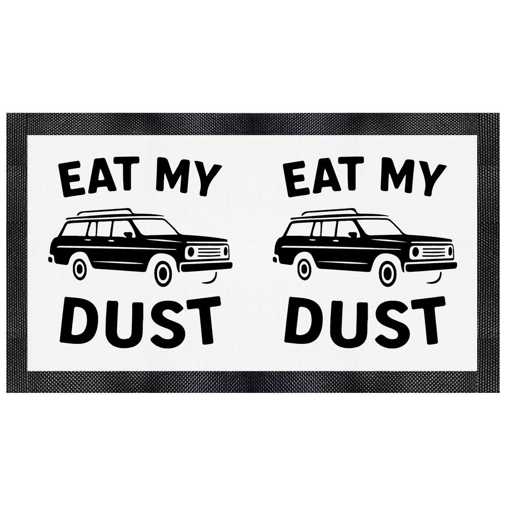 'Eat My Dust Retro Station Wagon' Pet Feeding Mat (PM00032448)