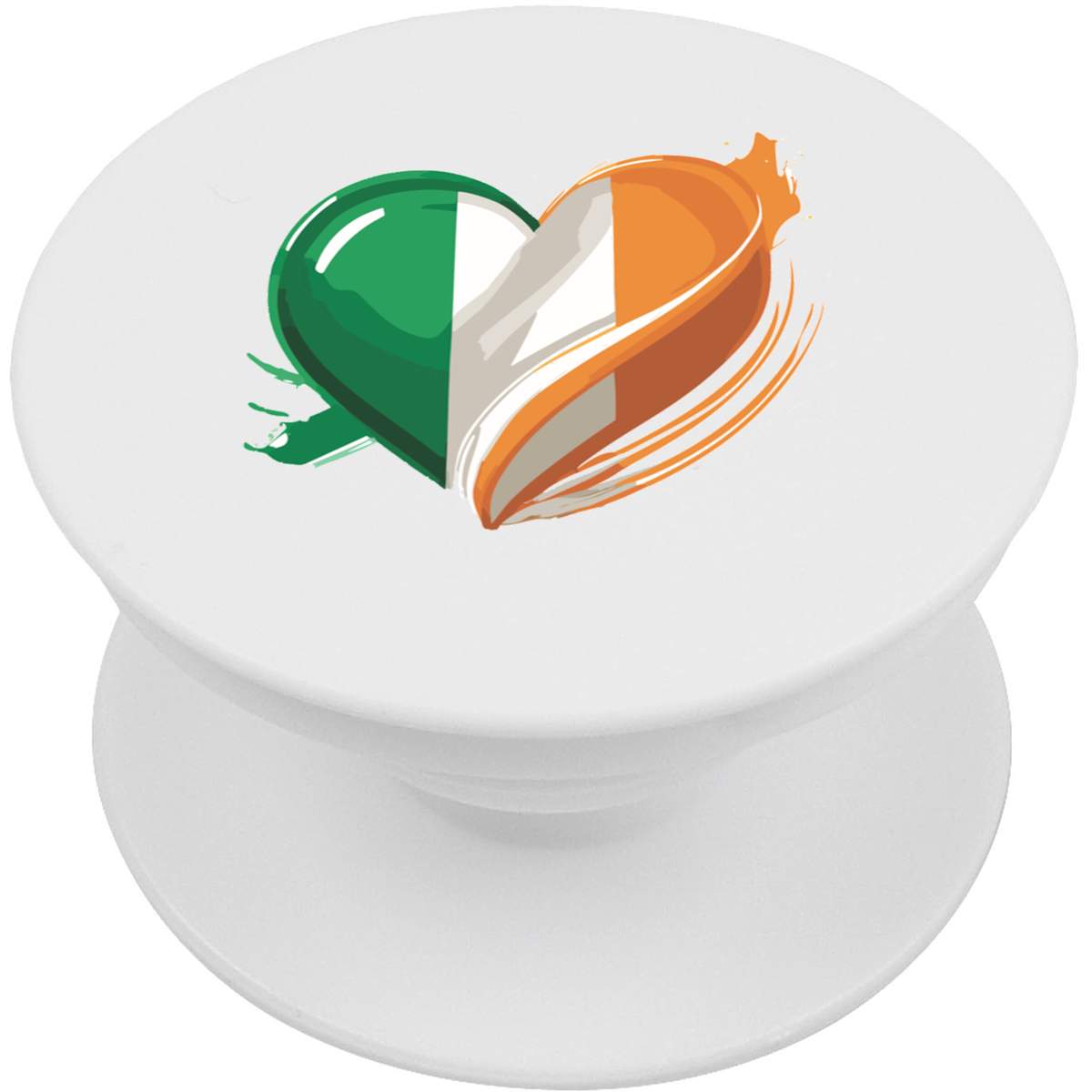 'Irish Flag Heart' Expanding Phone Grip / Stand (PO00035714)