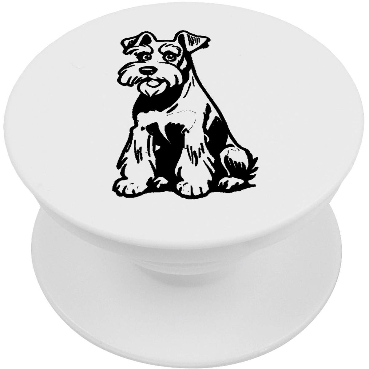 'Miniature Schnauzer Dog' Expanding Phone Grip / Stand (PO00036446)
