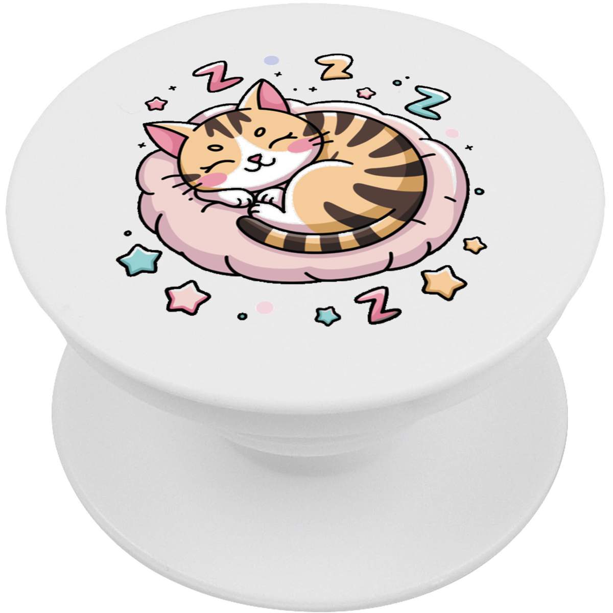 'Sleepy Cat' Expanding Phone Grip / Stand (PO00040230)