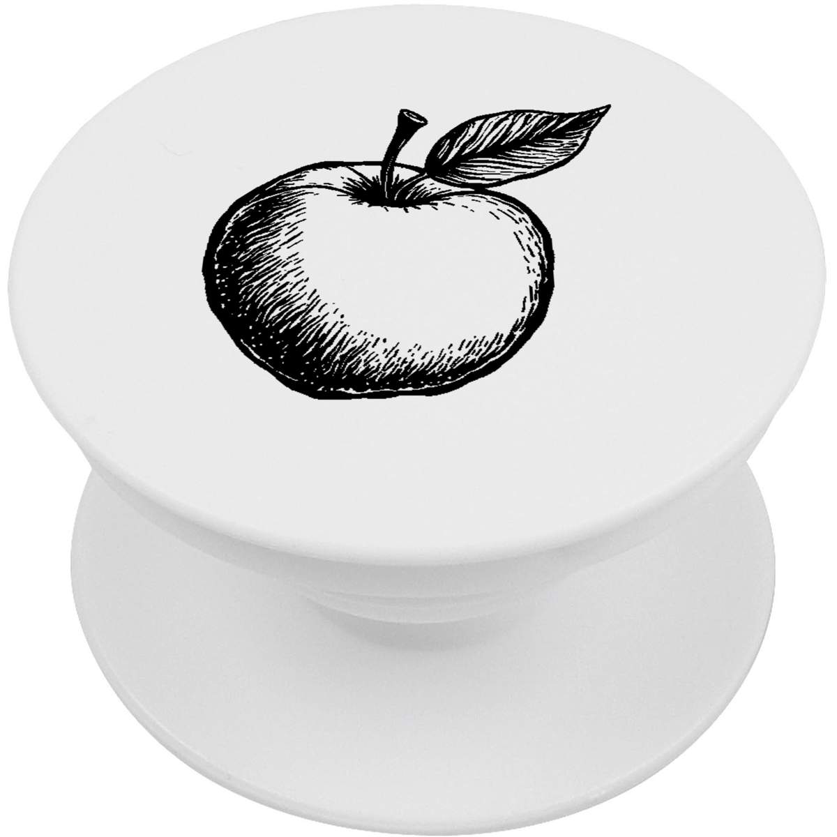 'Apple with Leaf' Expanding Phone Grip / Stand (PO00040981)