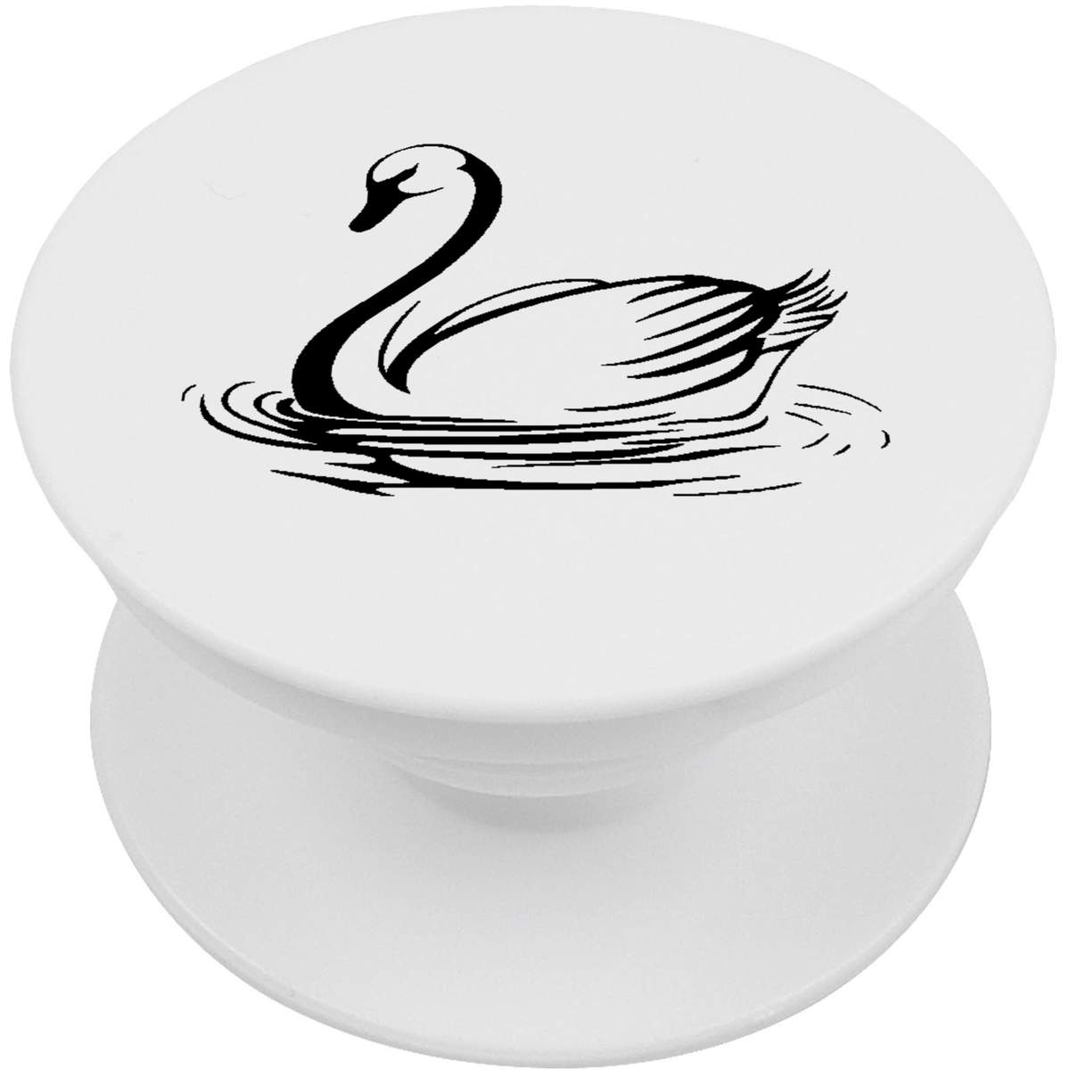'Simple Swan' Expanding Phone Grip / Stand (PO00041041)