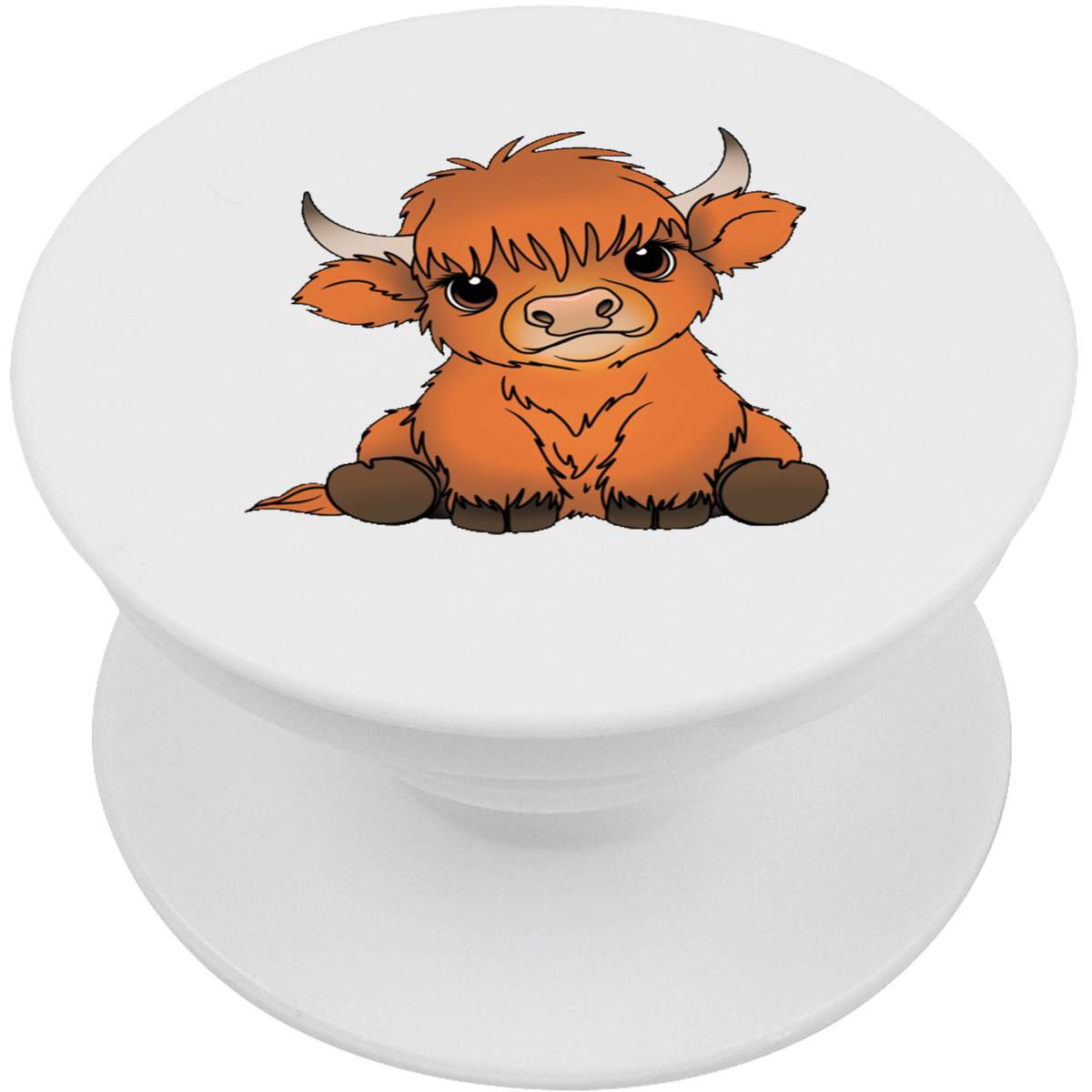 'Baby Highland Cow' Expanding Phone Grip / Stand (PO00042271)