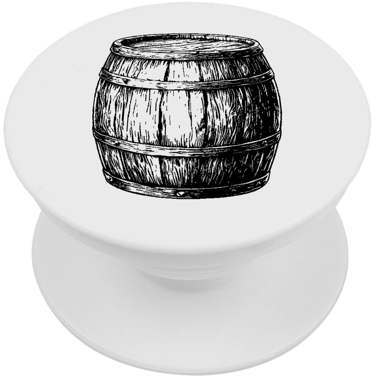 'Wooden Barrel' Expanding Phone Grip / Stand (PO00042539)