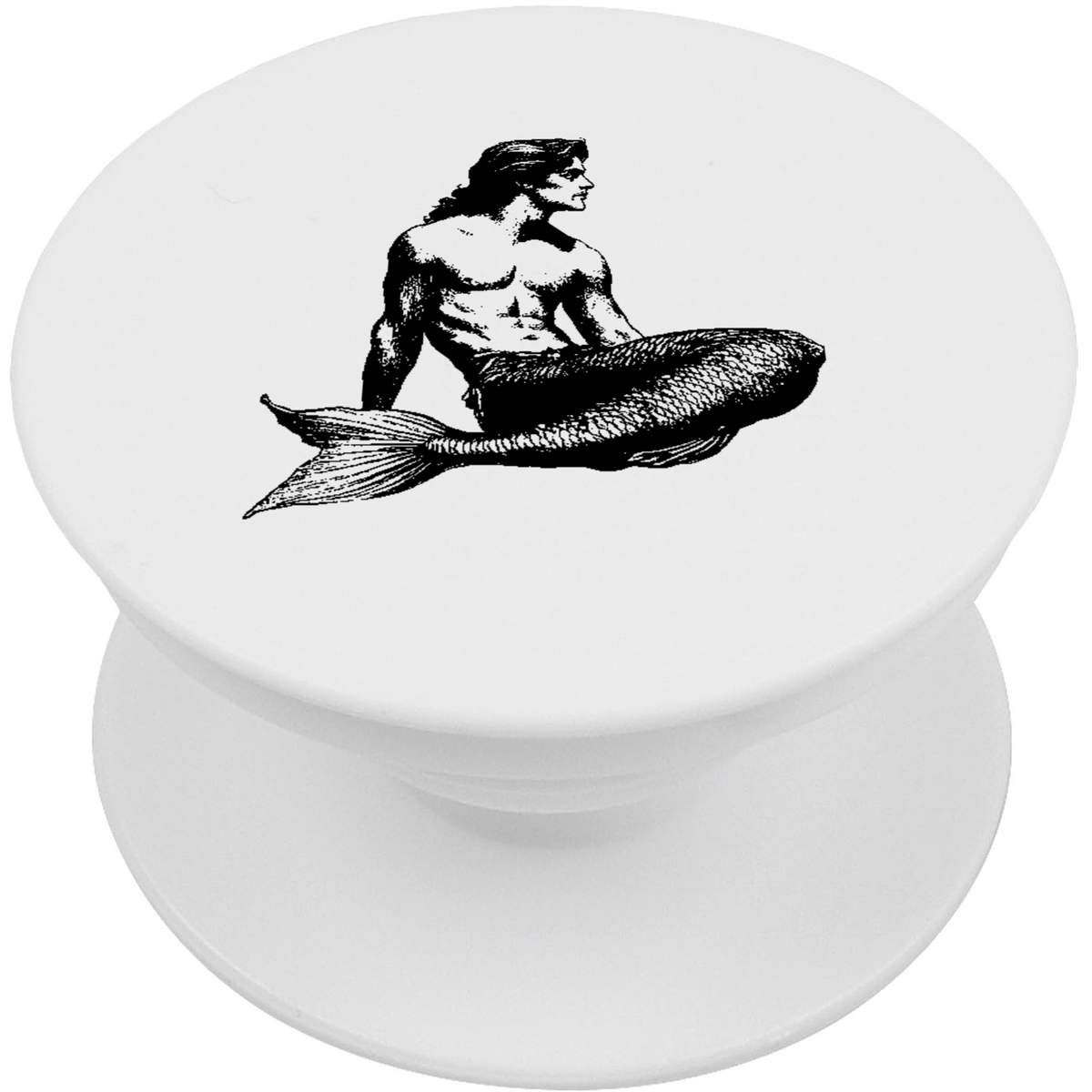 'Merman Sitting' Expanding Phone Grip / Stand (PO00042703)