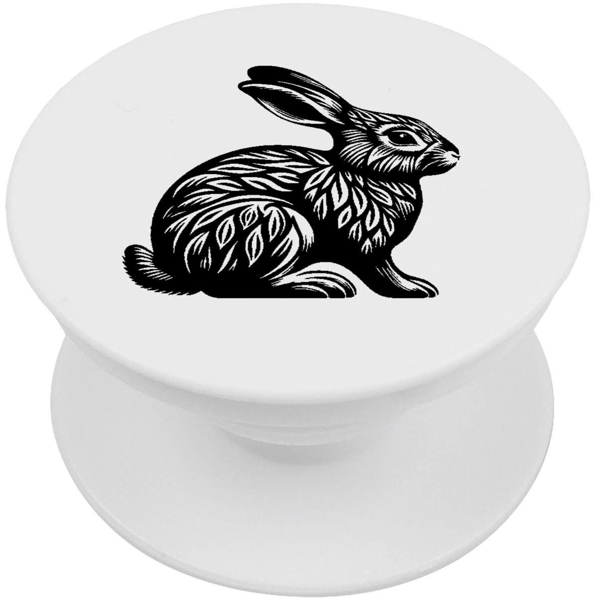 'Stylised Rabbit' Expanding Phone Grip / Stand (PO00042880)