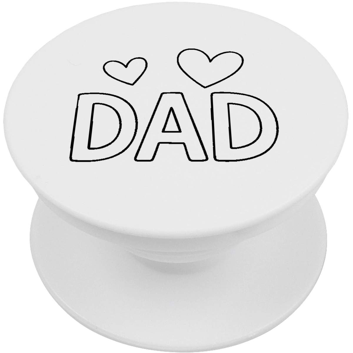 'Dad with hearts' Expanding Phone Grip / Stand (PO00044014)