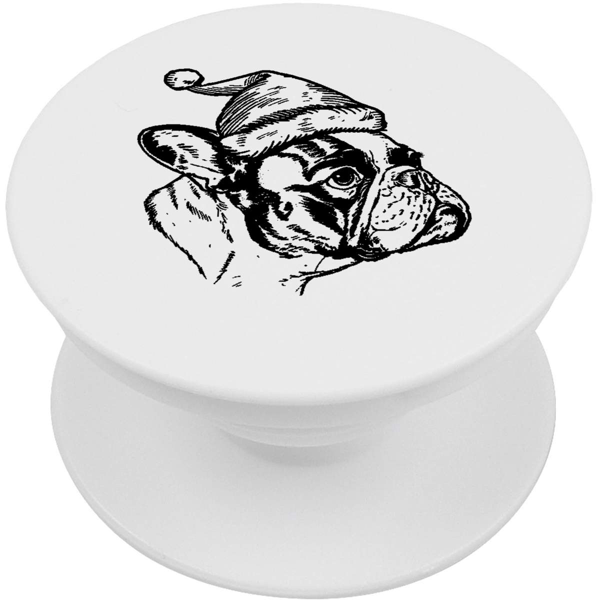'French Bulldog Wearing Santa Hat' Expanding Phone Grip / Stand (PO00045757)