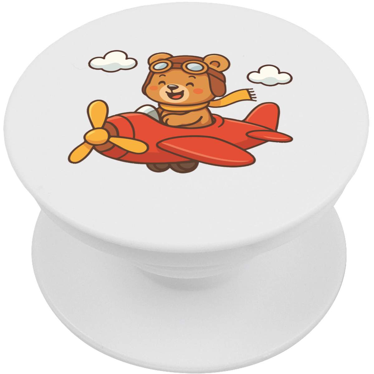 'Teddy Bear Pilot' Expanding Phone Grip / Stand (PO00046820)