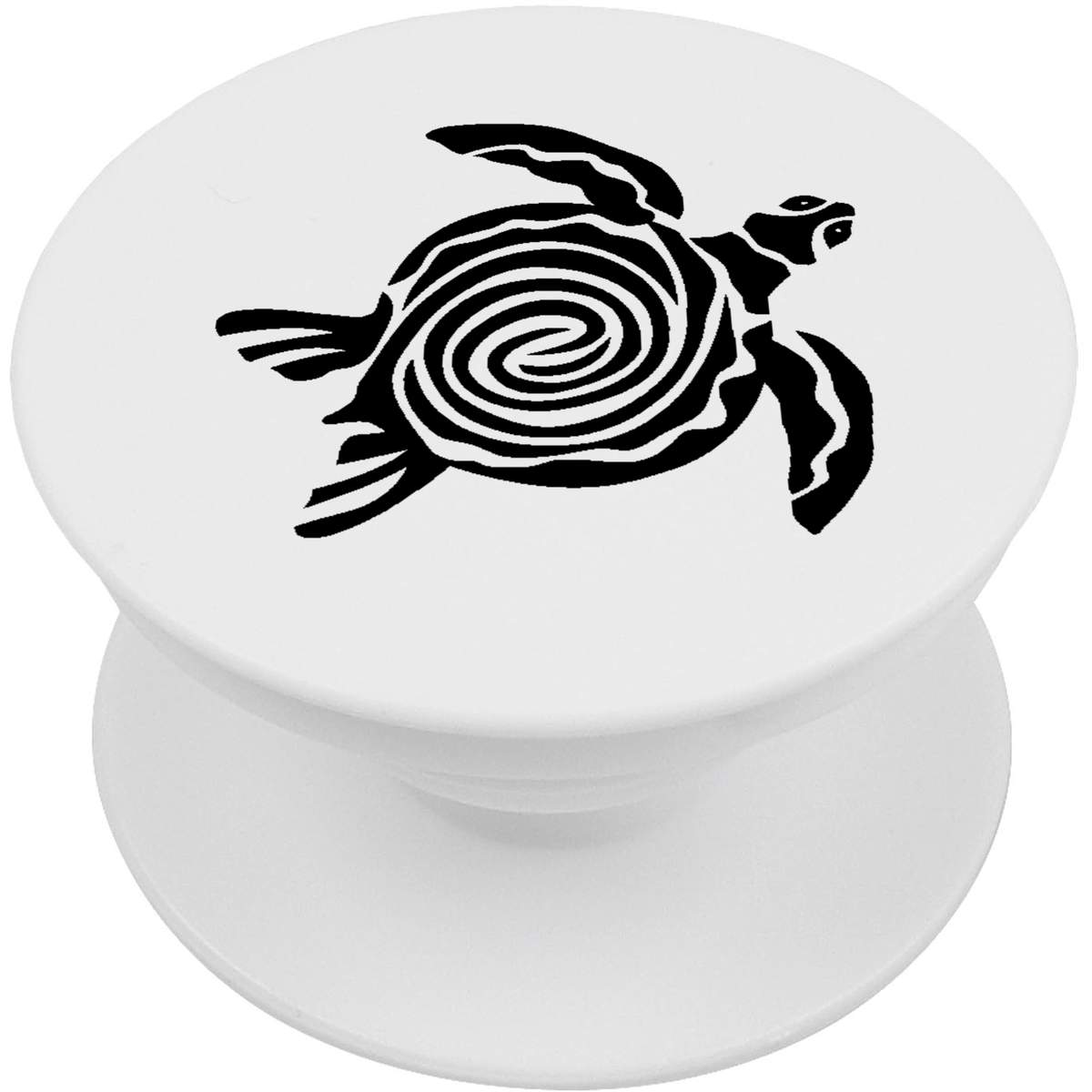 'Green Sea Turtle Stylized Black And White ' Expanding Phone Grip / Stand (PO00046983)