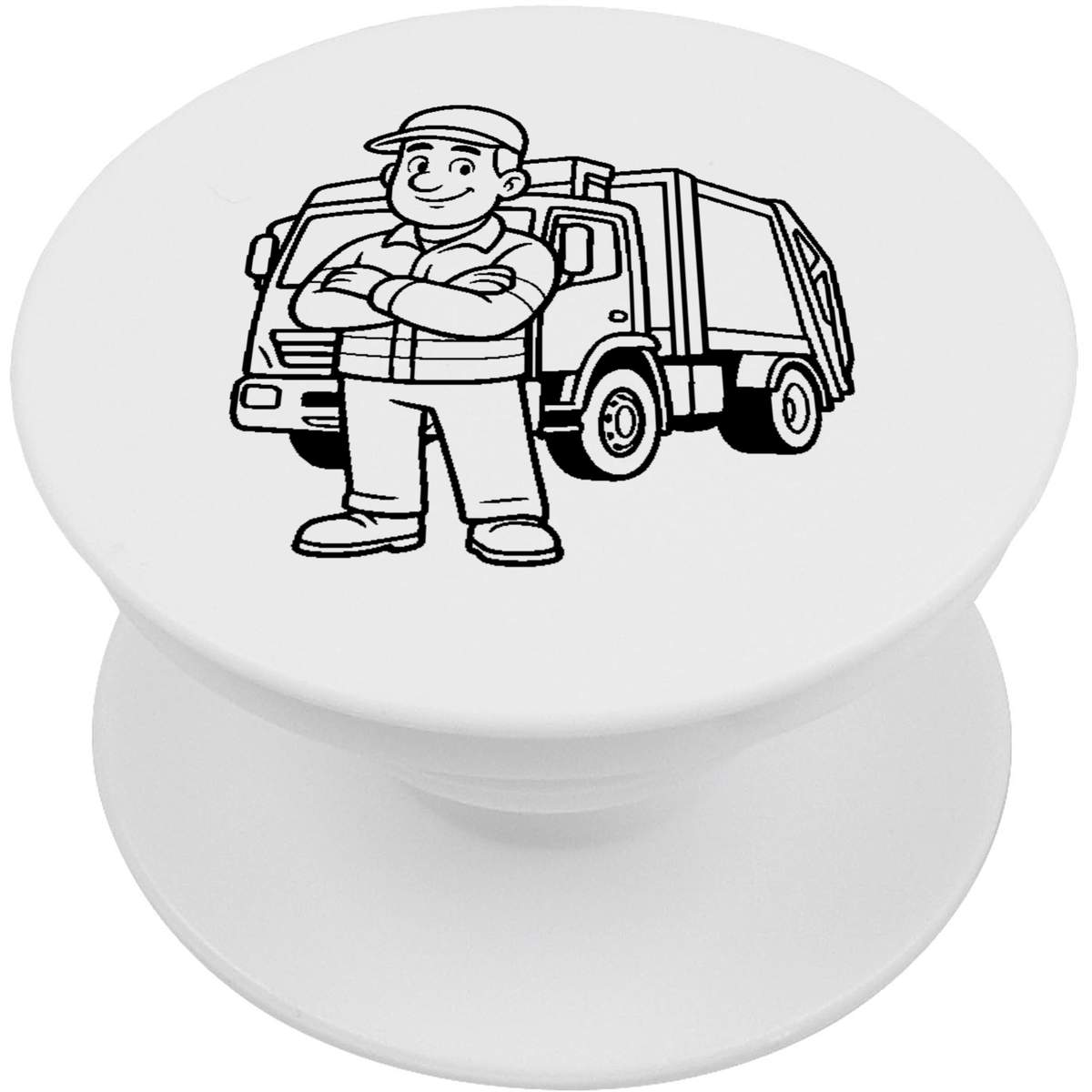 'Bin Man & Bin Truck' Expanding Phone Grip / Stand (PO00047145)